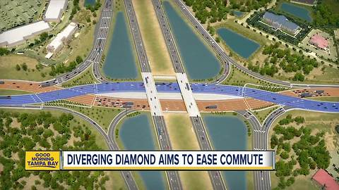 New diverging diamond interchange at I-75, State Road 56 intersection to ease traffic