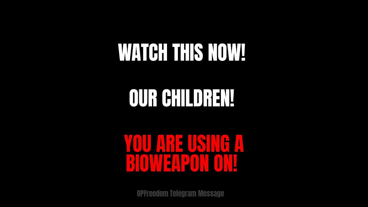 This Is Genocide On Our Children