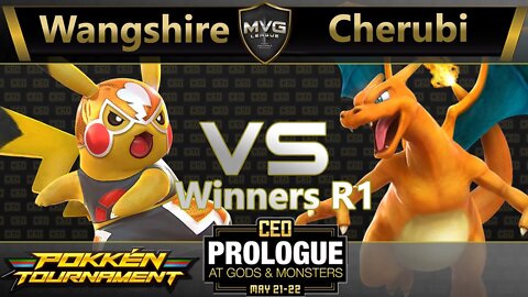 Wangshire (P. Libre) vs. MVG|CherubiKnighT (Charizard) - Pokkén Winners R1 - CEO Prologue