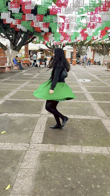 #latina #mexican #greendress #northamerican #mexico🇲🇽 #puebla