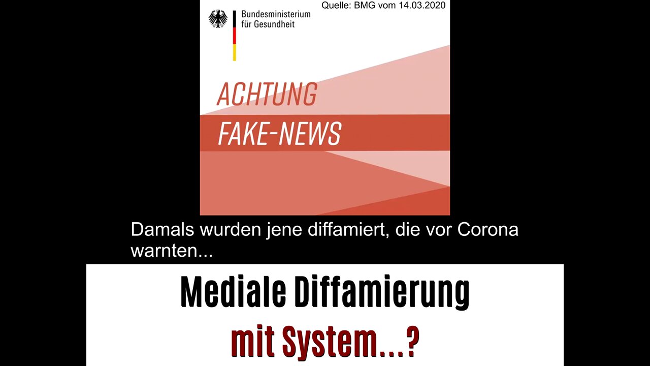 Mediale Diffamierung mit System...?