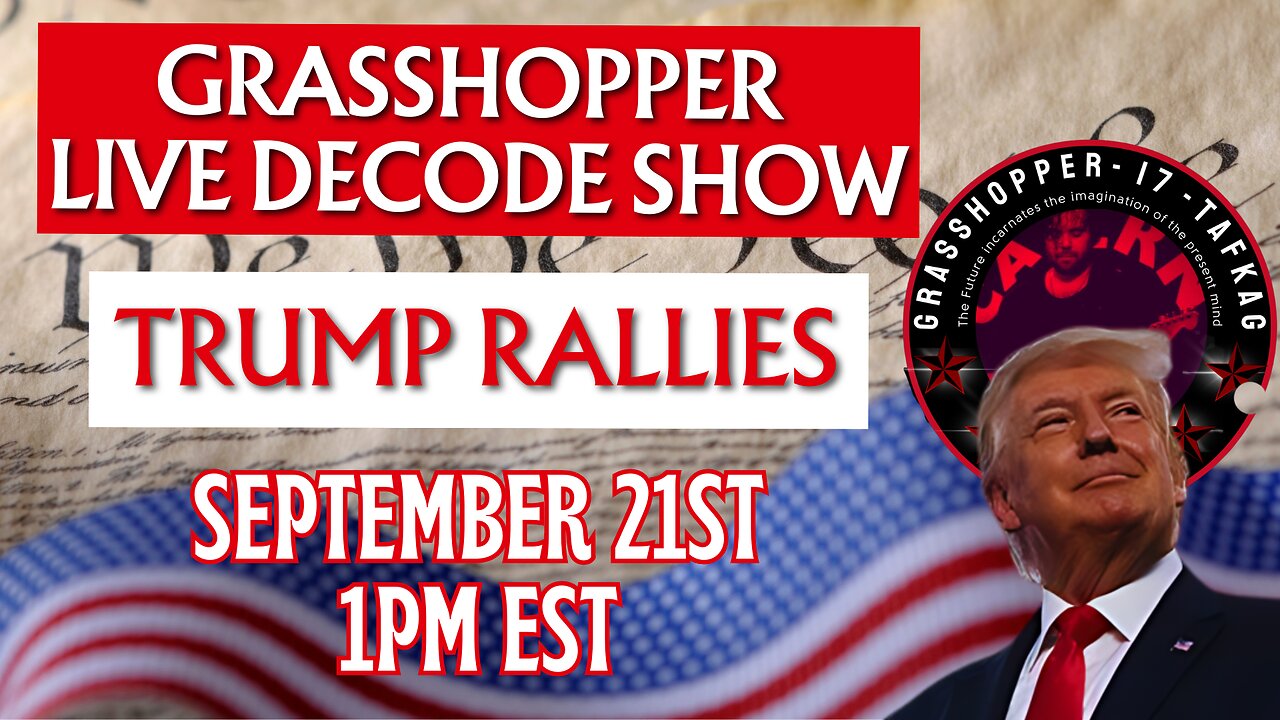 Grasshopper LIve Decpde Show - President trump Rally Wilmington, North Carolina