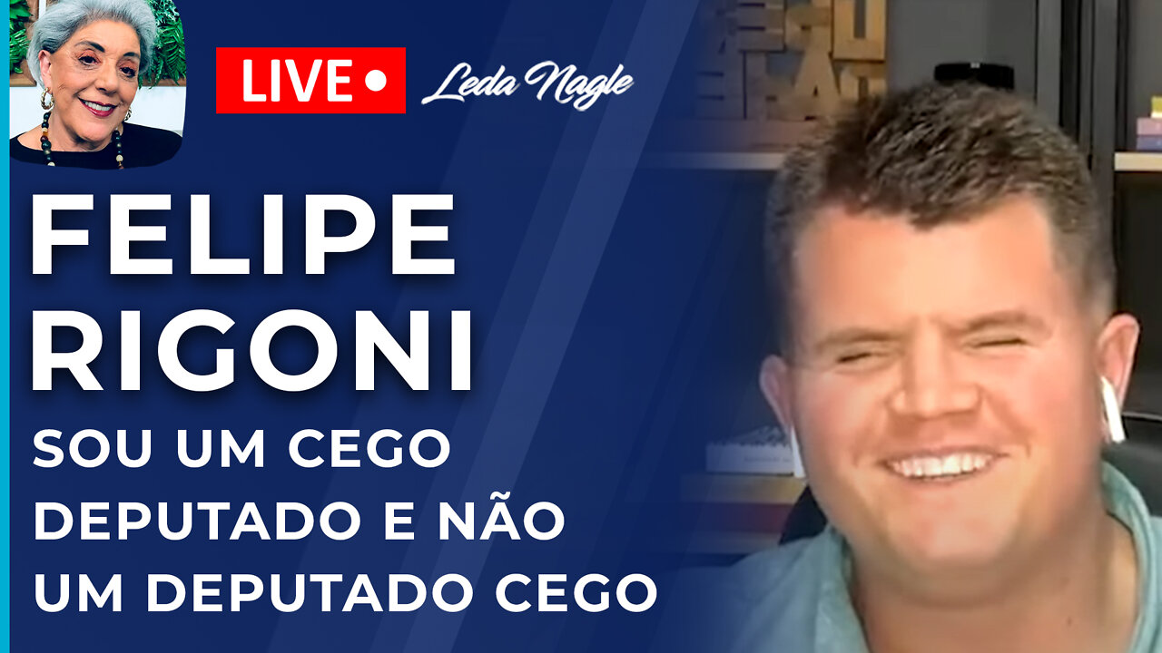 Dep Felipe Rigoni: sou um cego deputado e não um deputado cego. Brasil é muito atrasado na educação