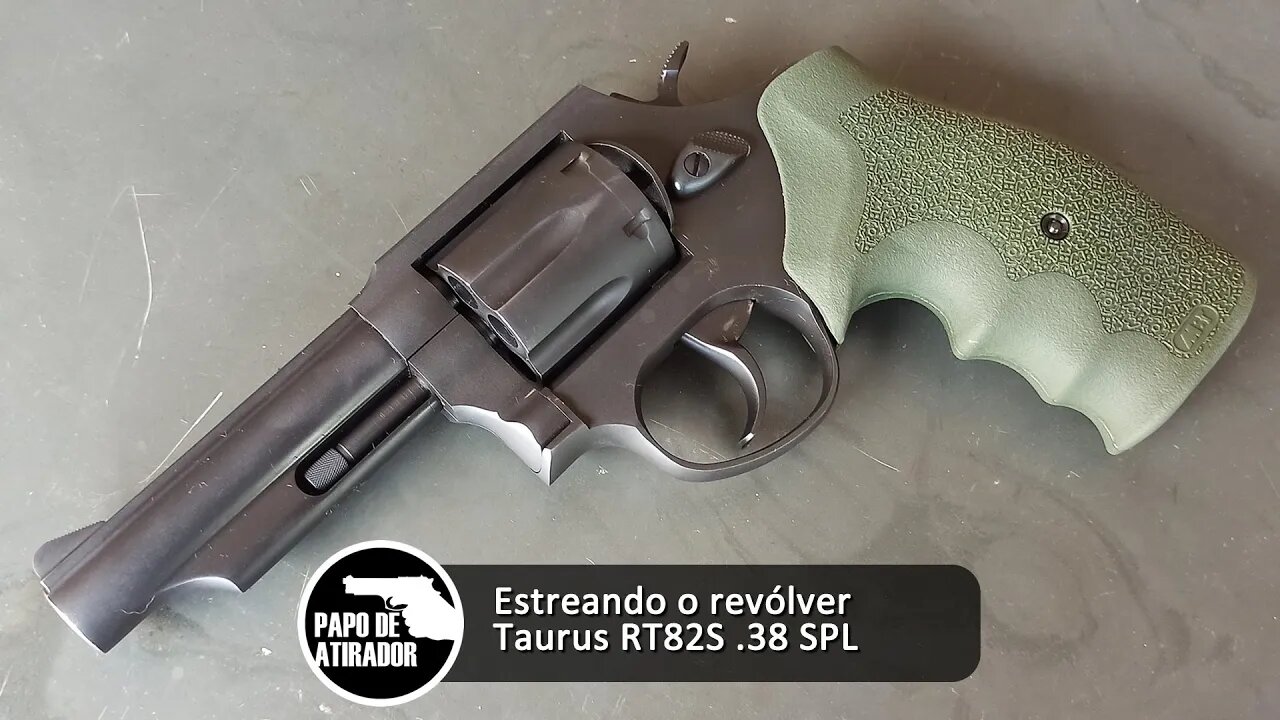 Estreando o revólver Taurus RT82S .38 SPL