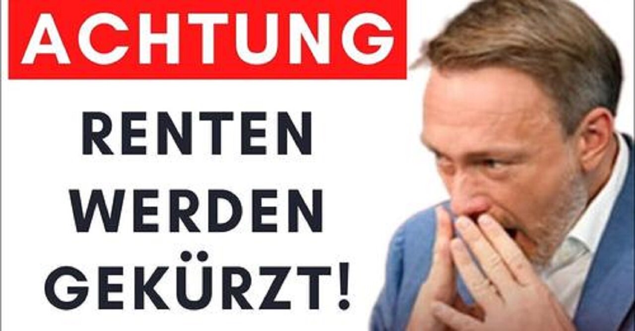 Ampel muss sparen und will jetzt 21 Millionen Rentner bestrafen!