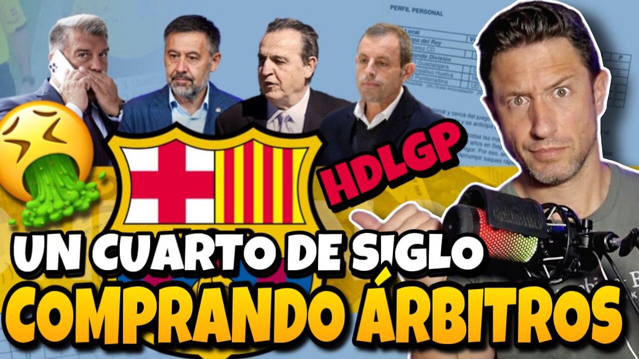 🚨🤬¡COMPRANDO ÁRBITROS UN CUARTO DE SIGLO... MALDITOS HDGP! BARCELONA-NEGREIRA, INFORME GUARDIA CIVIL