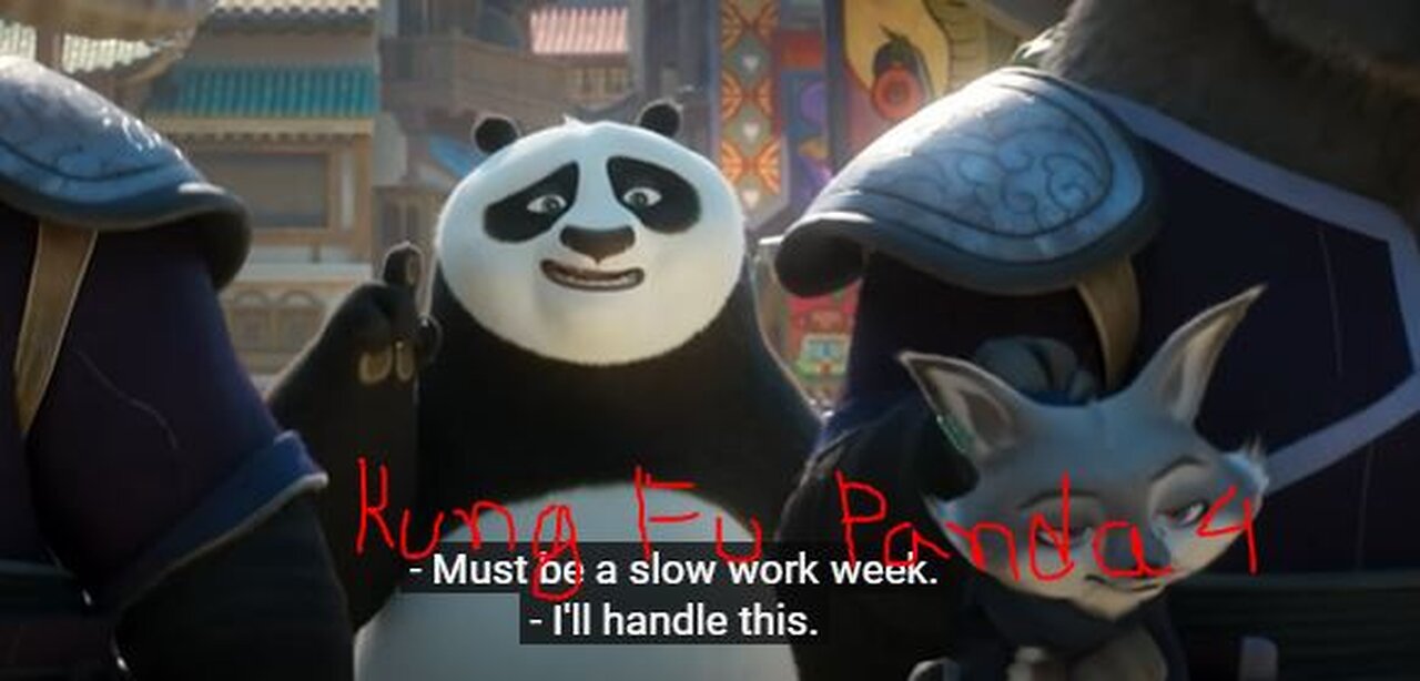 The FUNNIEST Scenes from KUNG FU PANDA 4 4K CLIP