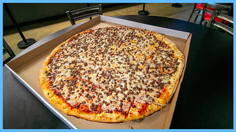 This EPIC SUPERSIZED Pizza Challenge Is Fit for a Beast!