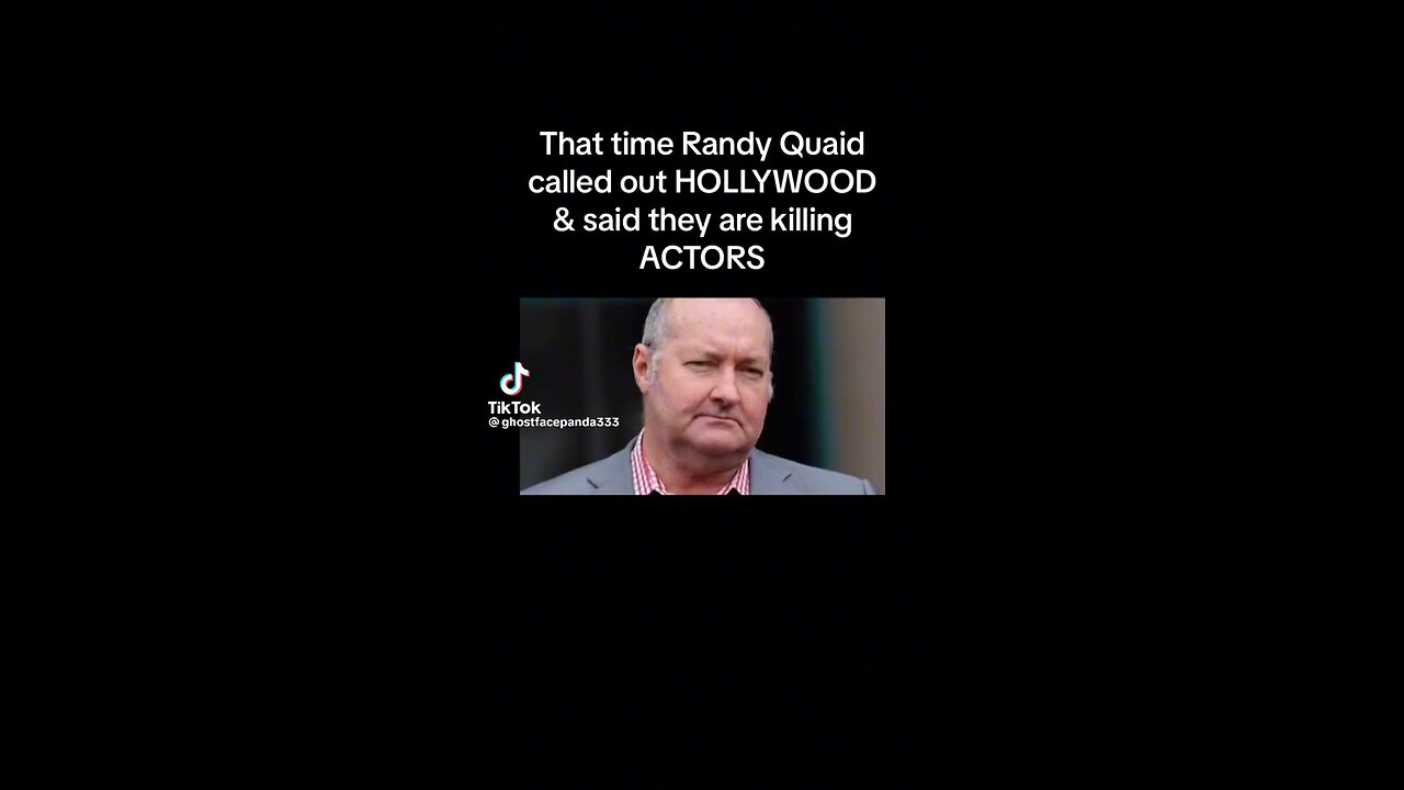 Randy Quad blew the whistle years ago but no one listened