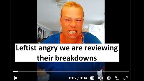 Leftist angry we notice their breakdowns they post