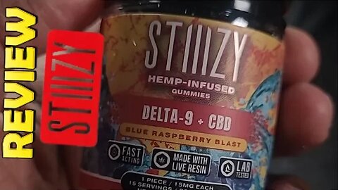 STIIIZY D9 + CBD Blue Raspberry Blast