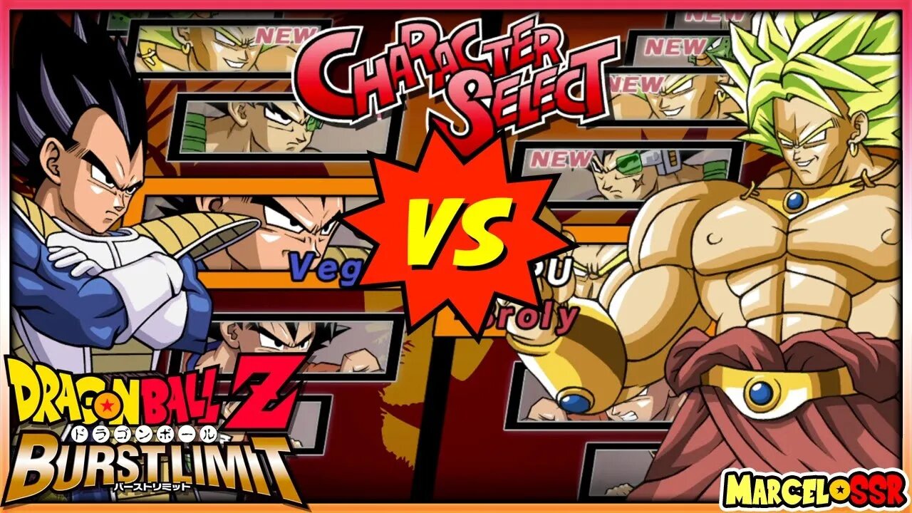 Vegeta Vs. Broly SSJ - Dragon Ball Z: Burst Limit