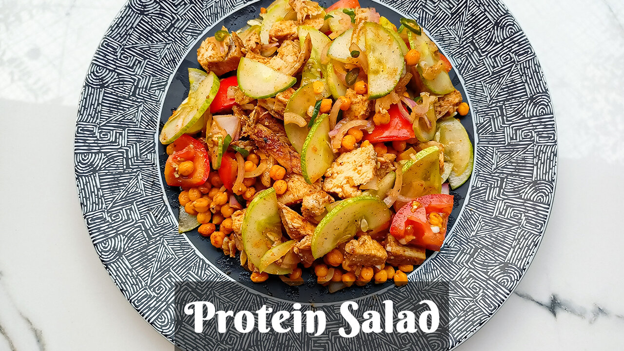 Easy and Healthy Protein Packed Salad | স্বাস্থ্যকর প্রোটিন সালাদ | Weight loss Friendly Recipe
