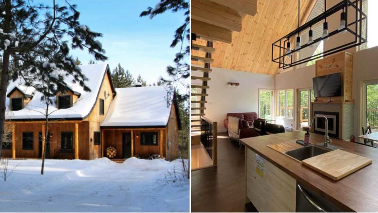 Des chalets à louer près de Montréal qui sont encore disponibles pour les Fêtes