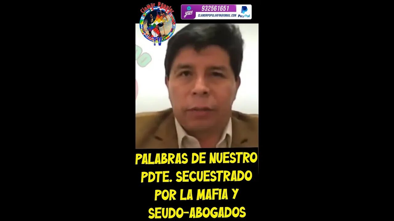 🟢AUDIENCIA TC: MENSAJE DEL NUESTRO PDTE, ACORALADO POR OPERADORES DE LA MAF*A
