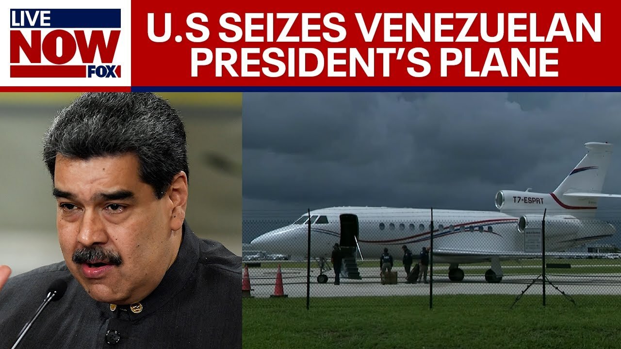 Nicolas Maduro's plane seized, U.S. brings it to Florida | LiveNOW from FOX