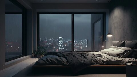 15 Minutes of Gentle Night Rain | Rain Sounds Reduce Anxiety, Sleep and Meditation