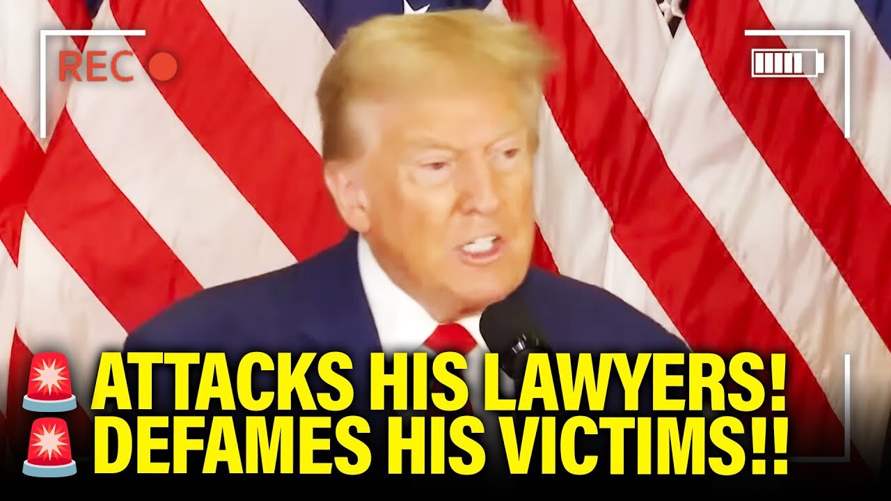 Trump GOES AFTER His OWN Lawyers in DISASTER PRESSER