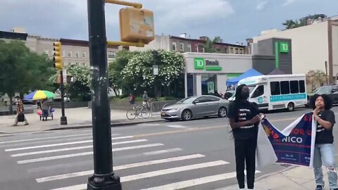 The 718 Justice for Nico Rally and March hosted @courtinnovation @67clergycouncil_ @67clergycouncil