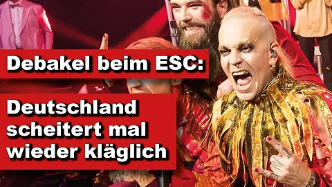 Debakel beim ESC: Deutschland scheitert mal wieder kläglich (Kurze Wortmeldung)