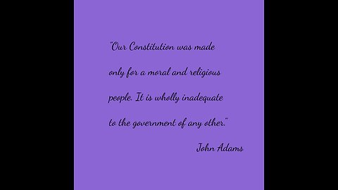 A moral and religious people
