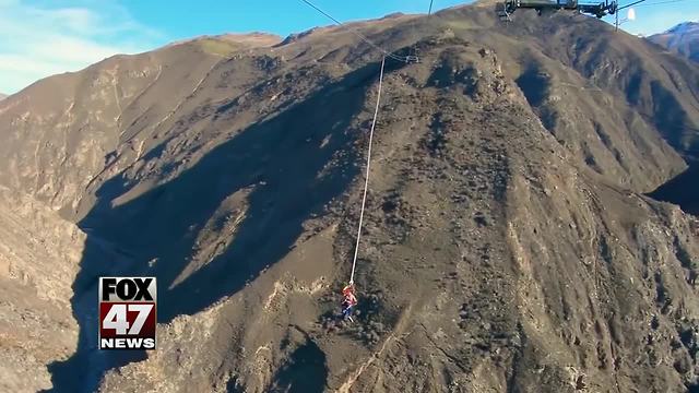 New Zealand's new attraction makes you a human slingshot