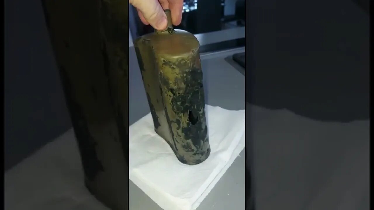 WW2 Bottle found while Magnet fishing #shorts