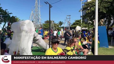 Manifestação em Balneário Camboriú