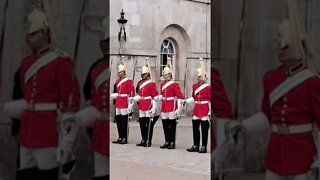 Kings guards foot shuffling #horseguardsparade