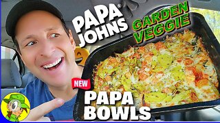 Papa John's® 👨‍🍳 GARDEN VEGGIE PAPA BOWL Review 🍅🍕🥣 Keto Option? 🤔 Peep THIS Out! 🕵️‍♂️