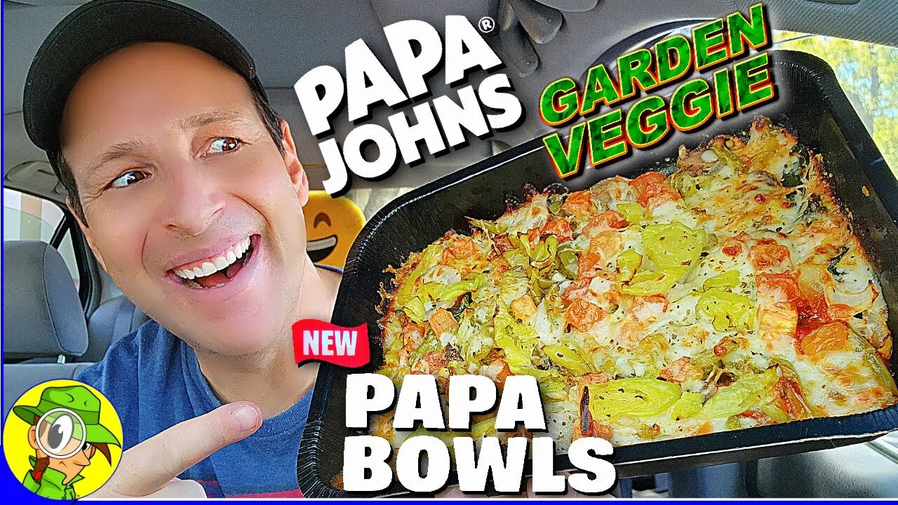 Papa John's® 👨‍🍳 GARDEN VEGGIE PAPA BOWL Review 🍅🍕🥣 Keto Option? 🤔 Peep THIS Out! 🕵️‍♂️