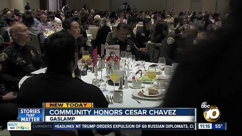 Community honors Cesar Chavez