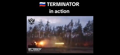 RUSSIAN BMPT TERMINATOR IN ACTION AGAINST UKRAINE...