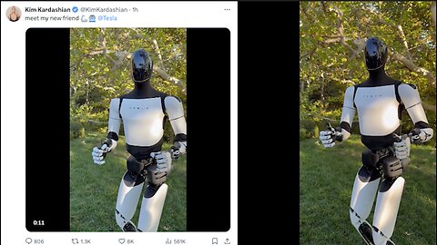 Humanoid Robots | Why Did Kim Kardashian Post the following? "meet my new friend" - Kim Kardashian (11/18/24) + Who Is Iain Banks? Why Did Elon Musk Say? "I Would Recommend Iain Banks, the Culture Books." - Musk (10/28/24)