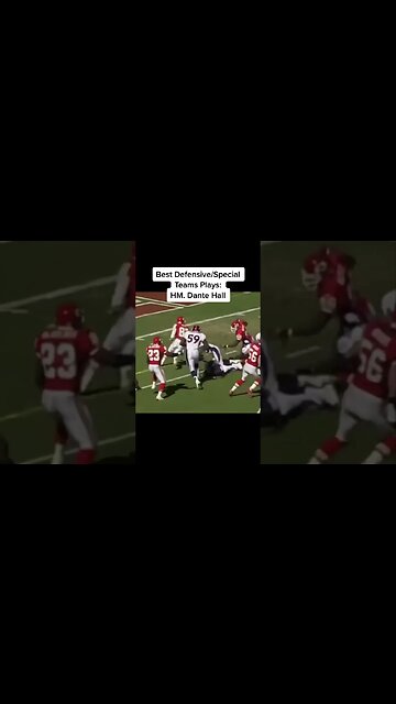 Dante Hall Greatest Play EVER? #shorts
