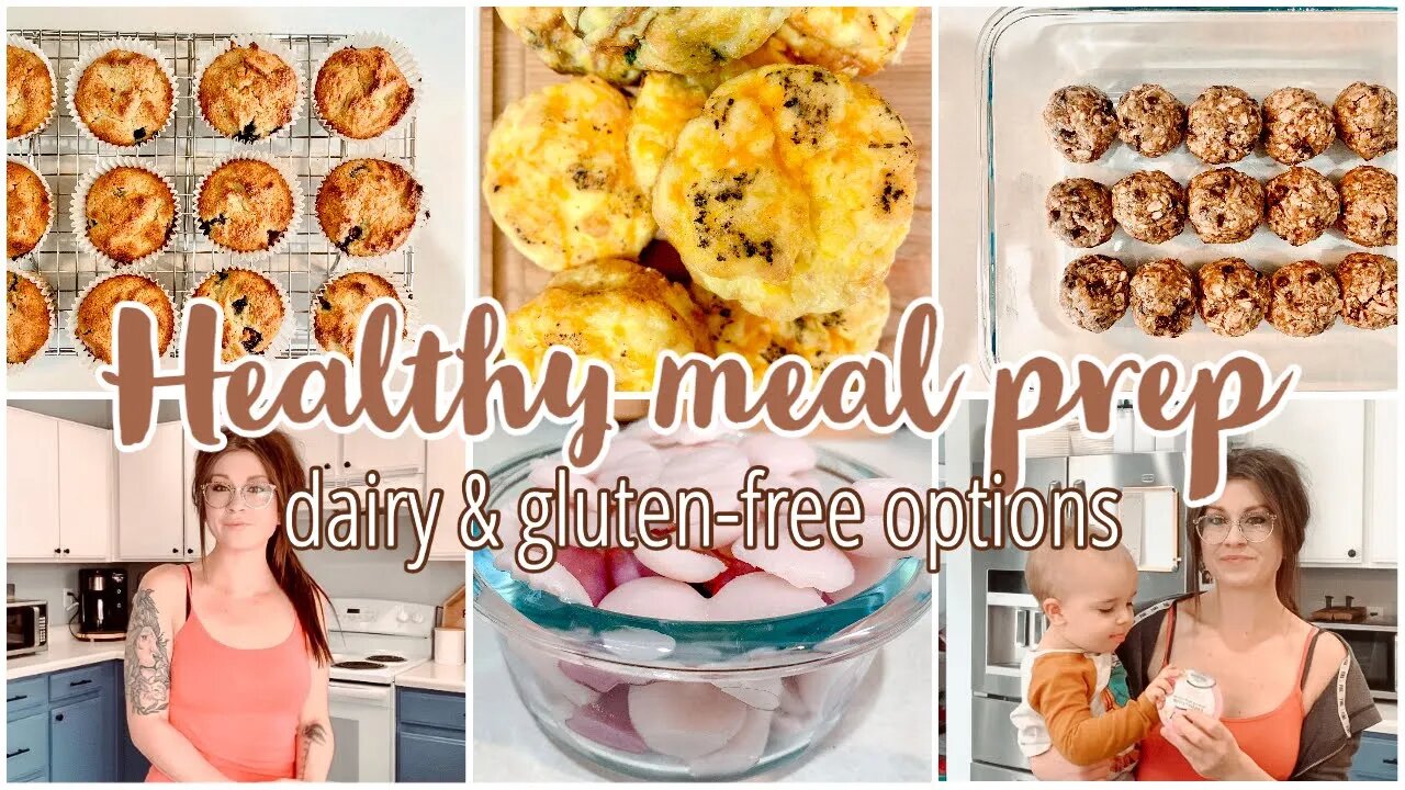 *NEW* HEALTHY MEAL PREP W/ DAIRY AND GLUTEN-FREE OPTIONS | QUICK AND EASY MEAL PREP