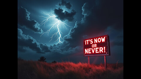 It's now or never! Dr. Rod Pryor
