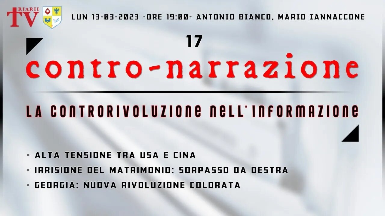 CONTRO-NARRAZIONE NR.17. Antonio Bianco, Mario Iannaccone.