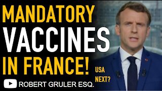 French President Macron Mandates Vaccines – is the USA next? CNN & Charleston College