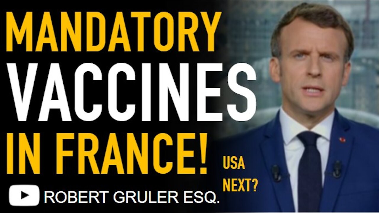 French President Macron Mandates Vaccines – is the USA next? CNN & Charleston College