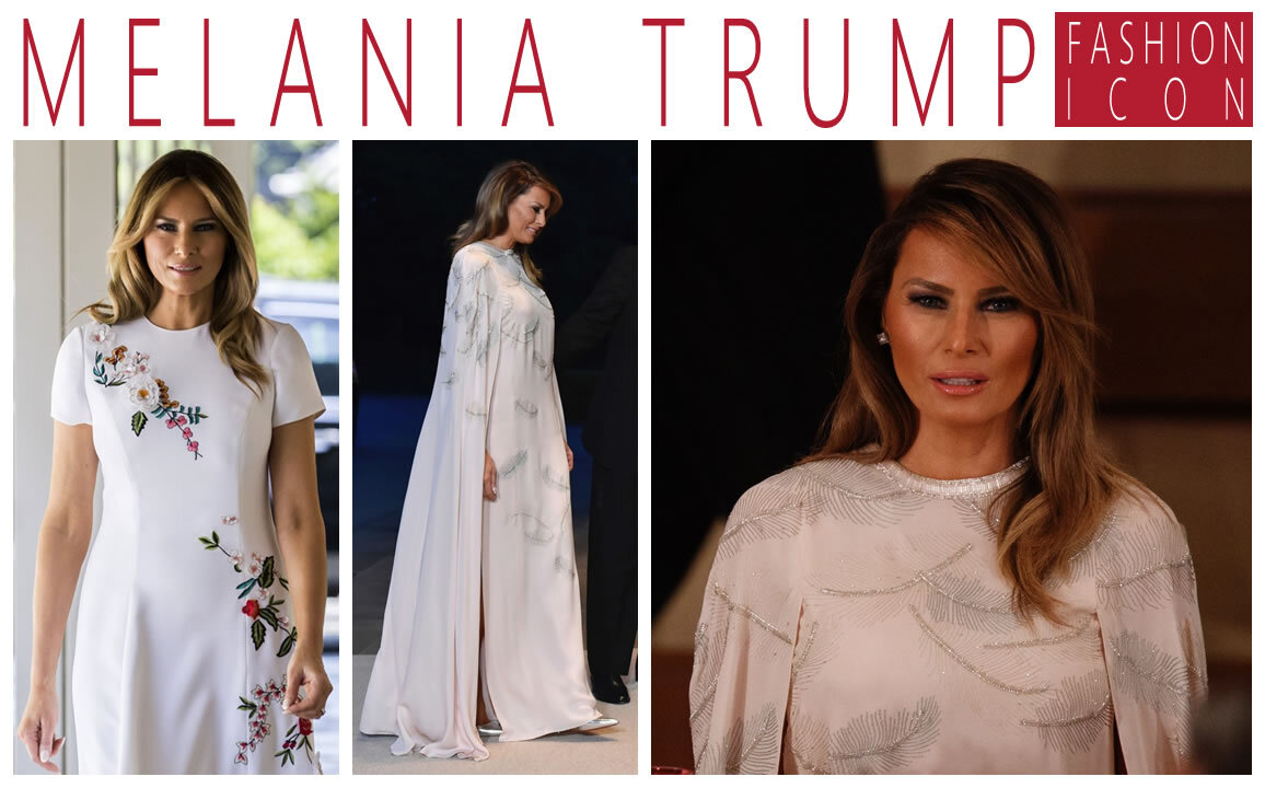 Melania Trump Fashion Icon - Japanese Jaunt