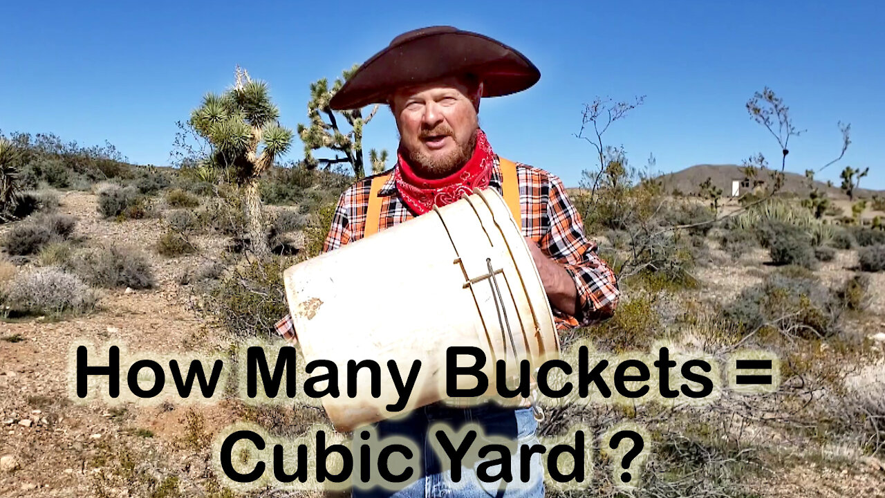 How Many Buckets = a Cubic Yard ?