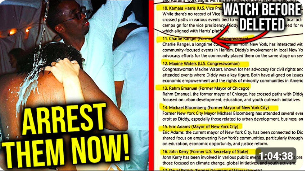 Leaked P.Diddy List Is Going Viral... Jay-Z, Mariah Carey, Usher | P.Diddy LEAKS