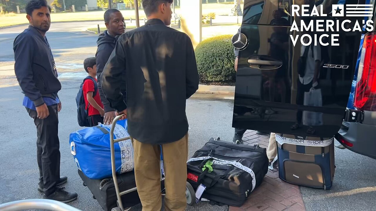 United Nation IOM, loading Afghani Illegals at Hilton Garden Inn, Atlanta