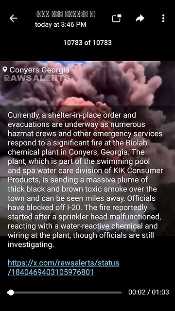 News Shorts: Chemical Fire in Conyers, Georgia