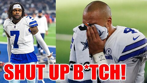 Dak Prescott throws HORRIBLE PICK! Called a B*TCH by Trevon Diggs! Cowboy players DON'T RESPECT Dak!