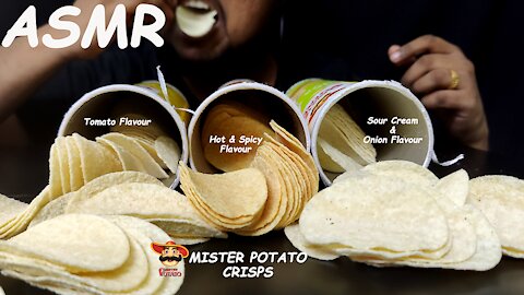 ASMR MISTER POTATO MUKBANG 먹방 | CRUNCHY EATING SOUNDS | EDWIN