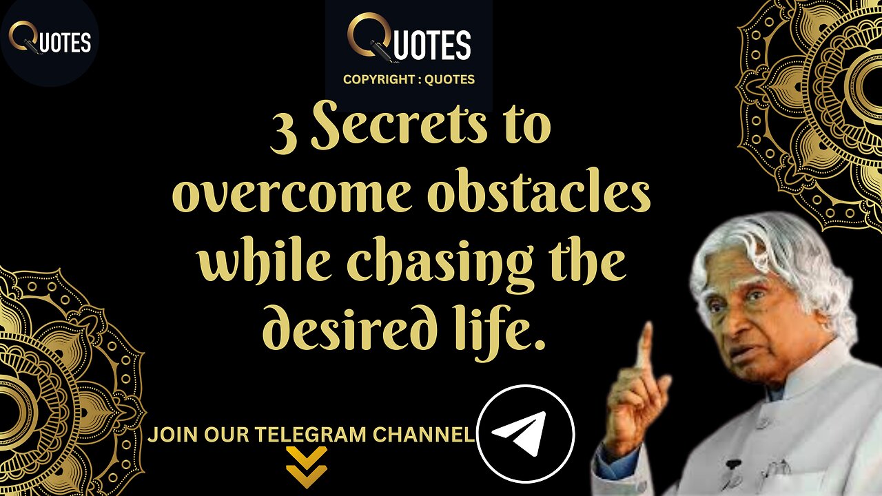 3 Super Efficient Strategy to manifest your desired life | DR APJ ABDUL KALAM QUOTES | #apjsir