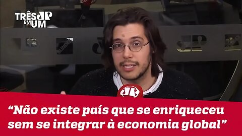 Joel Pinheiro: "Não existe país no mundo que tenha enriquecido sem se integrar à economia global"