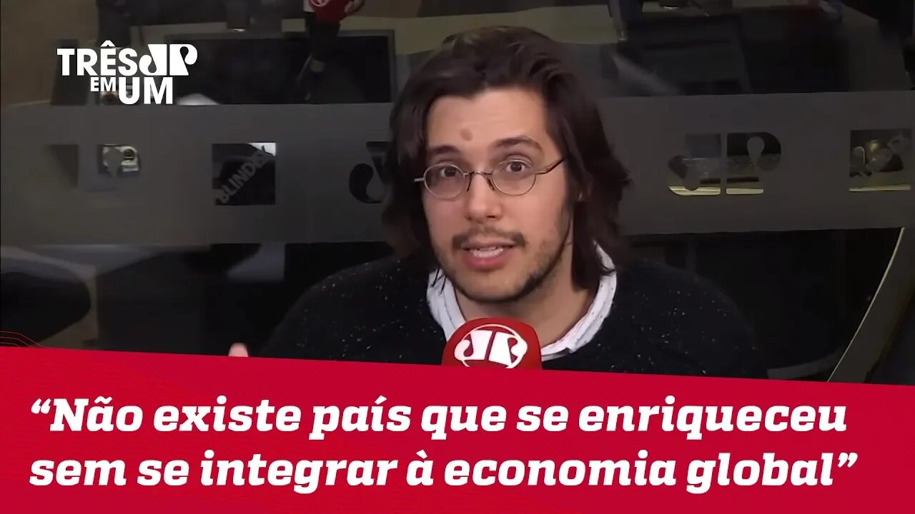 Joel Pinheiro: "Não existe país no mundo que tenha enriquecido sem se integrar à economia global"